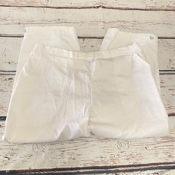 CROFT & BARROW | Women’s White Capri Pants Sz 14P - Picture 1 of 8